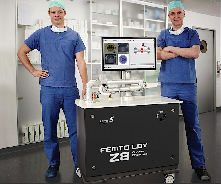 Лазерная коррекция зрения CLEAR на лазере Femto LDV Z8 от Ziemer
